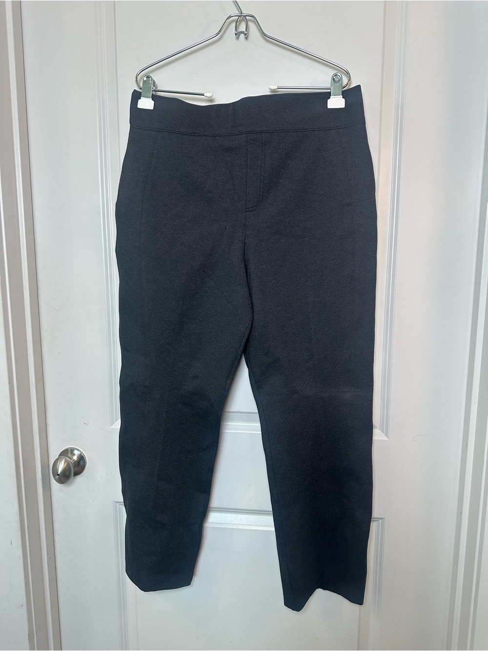 SPANX The Perfect Ponte Trouser Straight Leg Charcoal Gray Pants,  2X